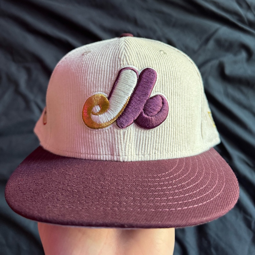 New Era Montreal Expos 'ELB' Corduroy Fitted Hat